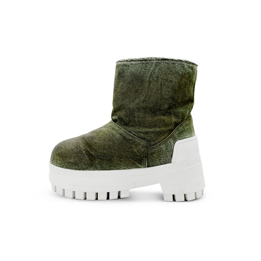 Demaci® XGG Denim Boots - Green