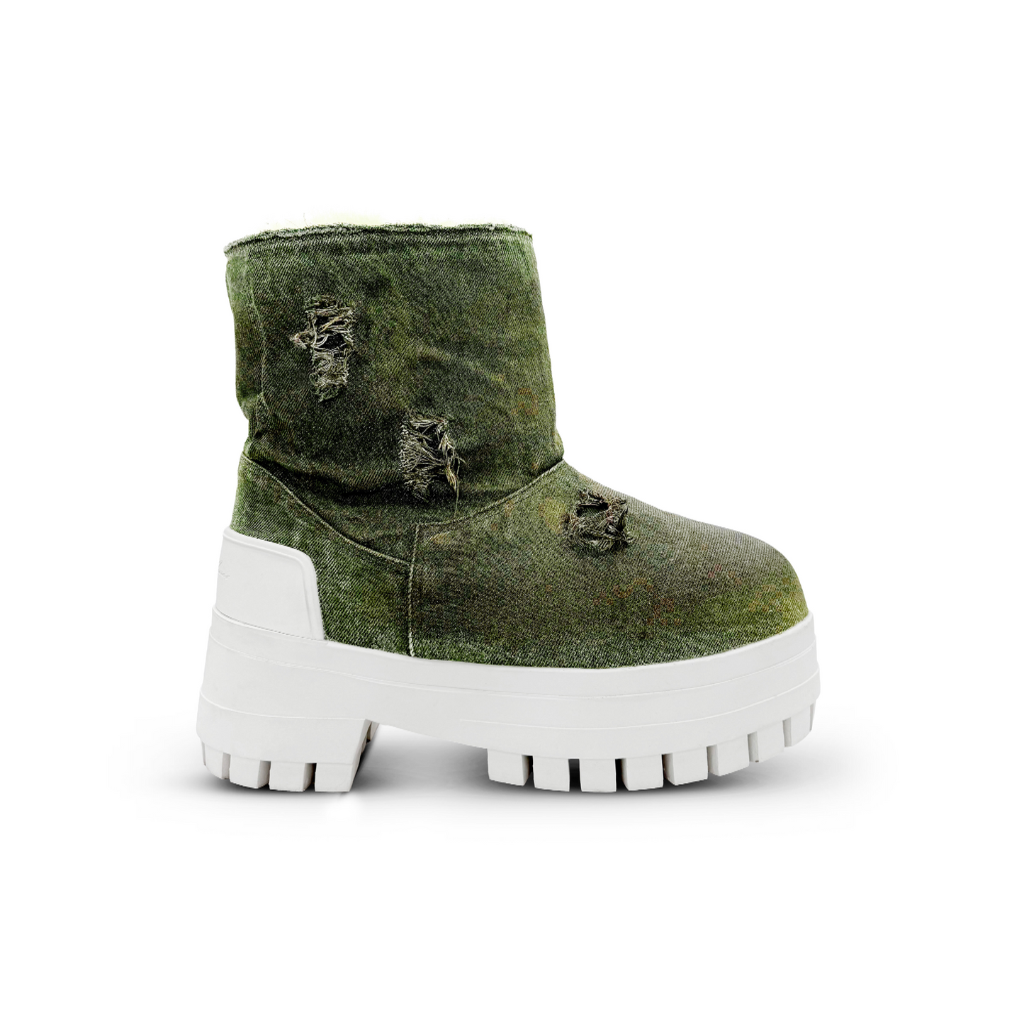 Demaci® XGG Denim Boots - Green